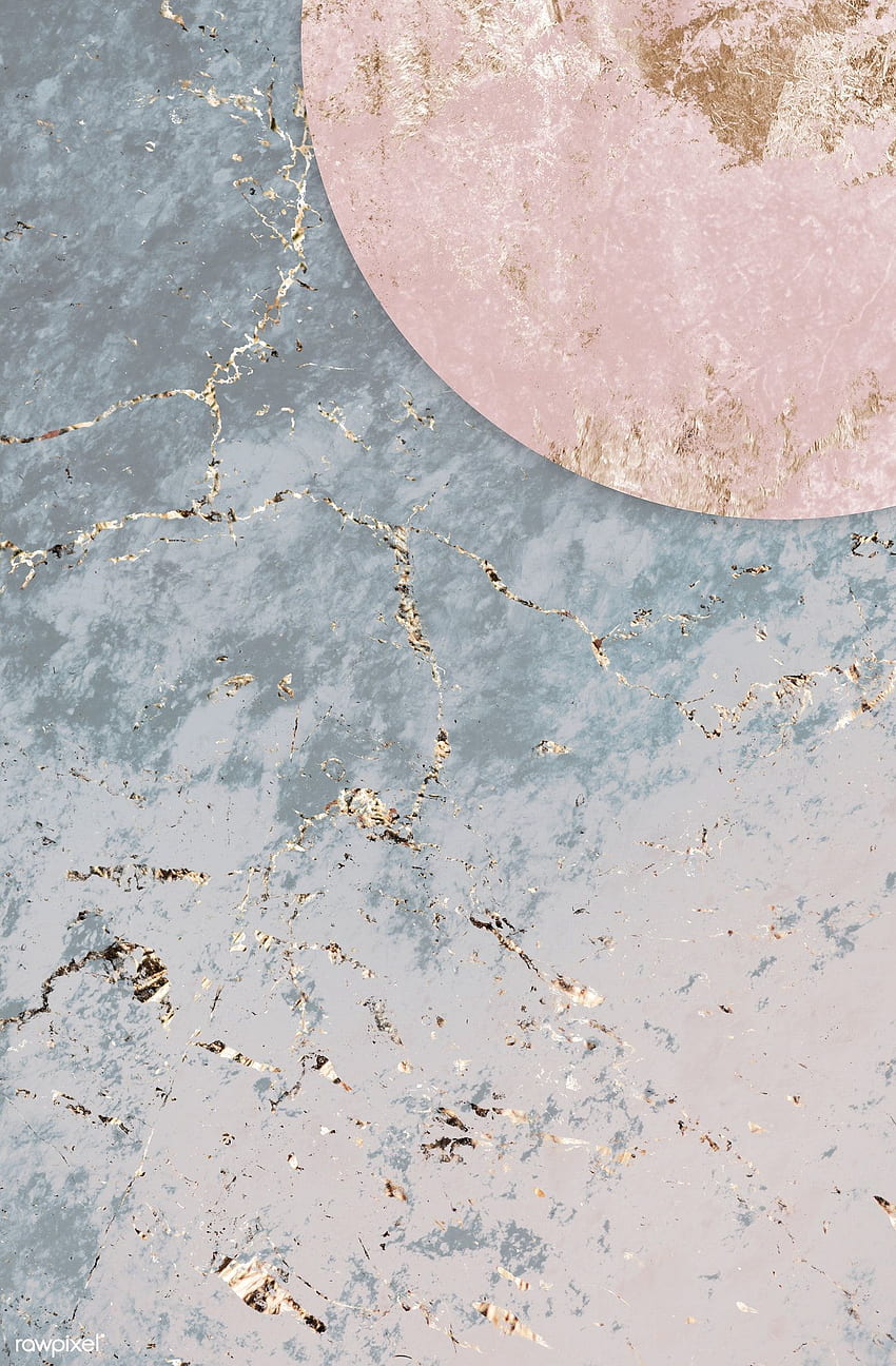 първокласен сив и златен мрамор с шарка на розов кръг. Розов и златен фон, Розов и сив, Розов фон на шарка HD тапет за телефон