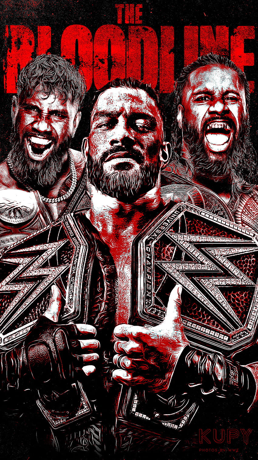 The Bloodline、Kupy、The-Bloodline、WWE、We-The-Ones-Uce、Usos、Roman-Reigns HD電話の壁紙