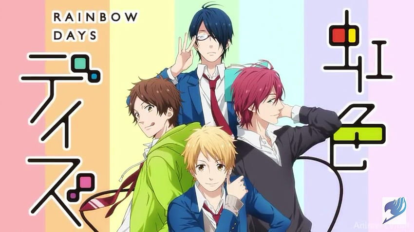 Nijiiro Days. Nada de la actitud de los chicos de . Pero el único anime que veo en donde muestran el romance desde el p. Anime, Anime romance, Funny artwork, Rainbow Days HD wallpaper