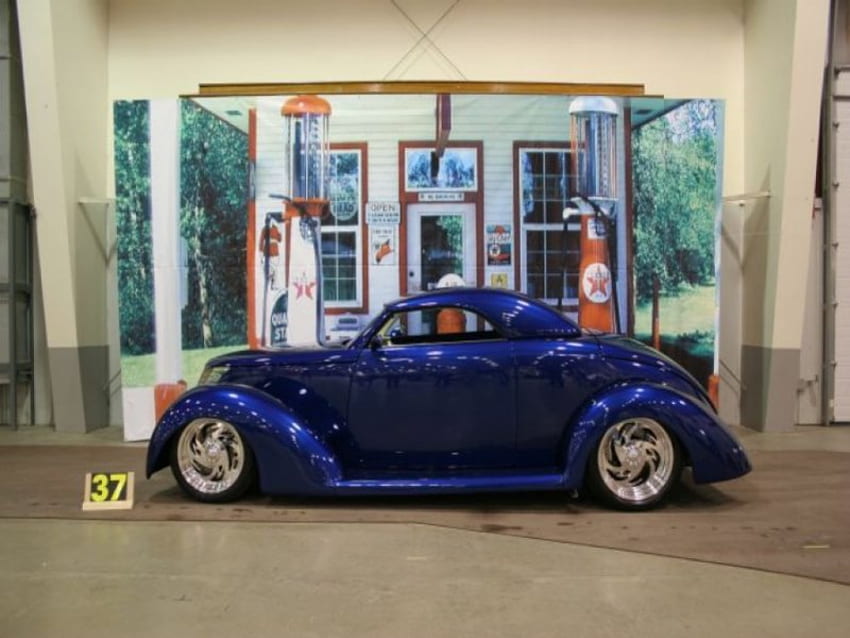 1937 Ford Coupe, ford, hotrod, купе HD тапет