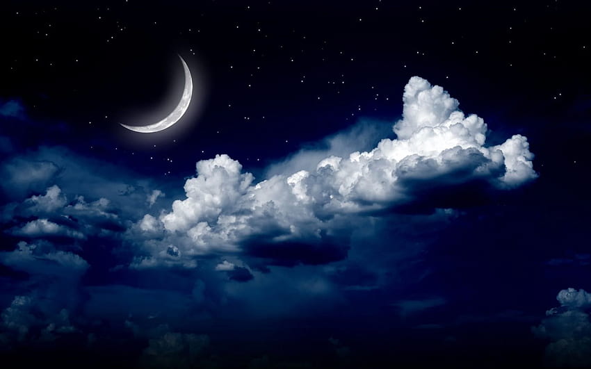 New Moon In Clouds HD wallpaper | Pxfuel