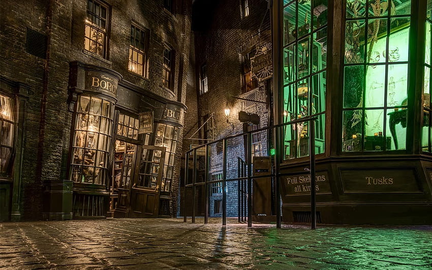 Diagon Alley – Harry-Potter-Themenpark im Universal Orlando HD-Hintergrundbild