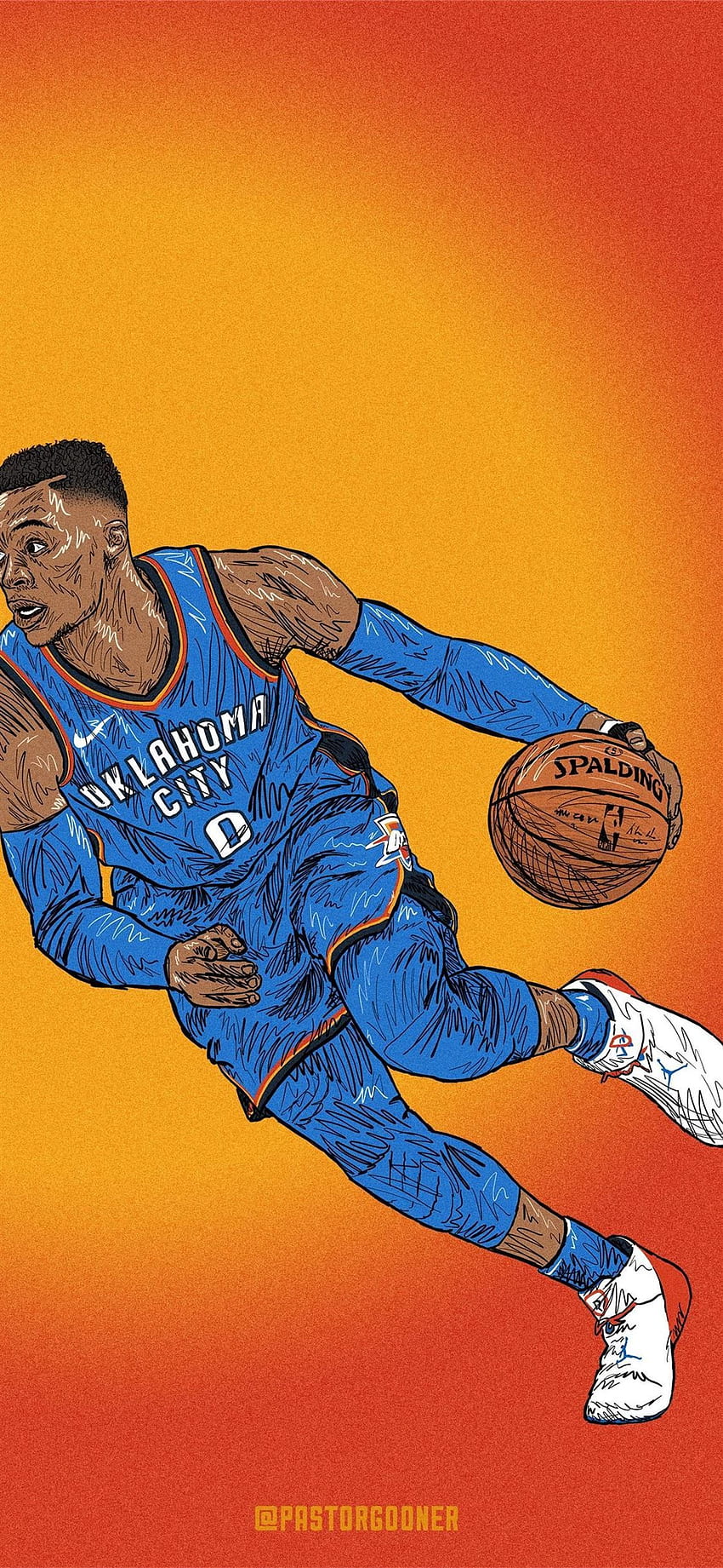 Best Russell westbrook iPhone X [2020], Awesome Basketball HD phone wallpaper