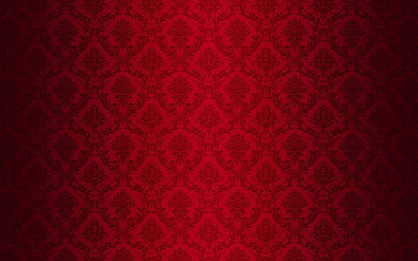 Tło czerwone. Czerwone Boże Narodzenie, czerwony wiktoriański i czerwony, czerwony vintage Tapeta HD