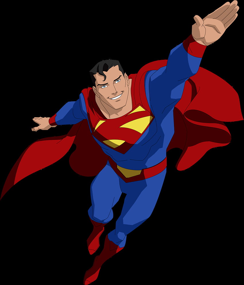 Superman , Cartoon, HQ Superman ., Superman Flying HD phone wallpaper