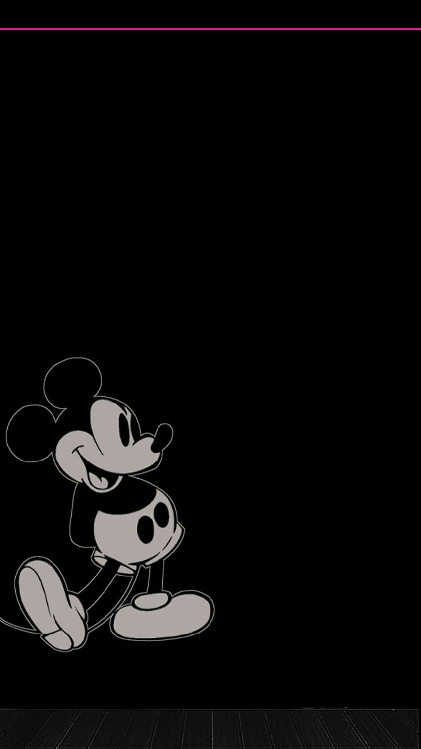 Download Black Mickey Mouse Phone Wallpaper  Wallpaperscom