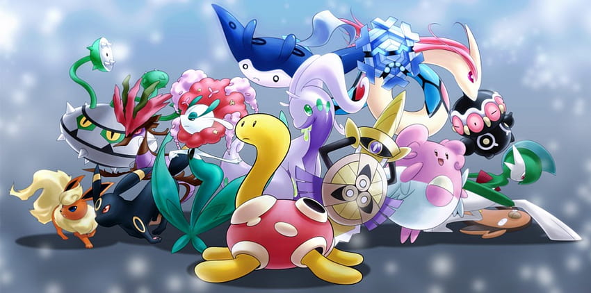 Pokemon, słodki, nintendo, ładny, miły, kawaii, anime, gra wideo, grupa, rpg, gra, godny podziwu, śliczny Tapeta HD
