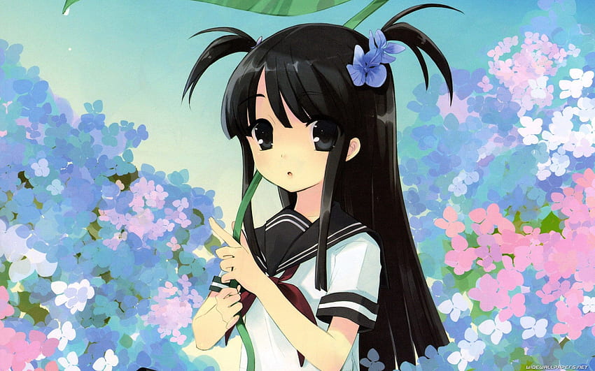 Anime lindo completo para, caricatura japonesa linda femenina fondo de pantalla