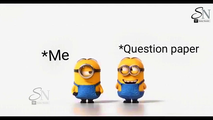 Funny Whatsapp Status Exam Time - Me And Question Paper HD wallpaper |  Pxfuel