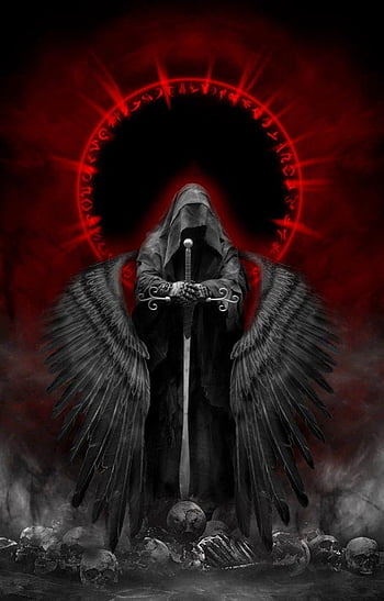 12 Best Dark angel wallpaper ideas | grim reaper art, skull art, dark  fantasy art