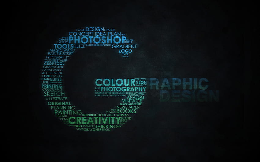 Dark Creative Typography HD wallpaper