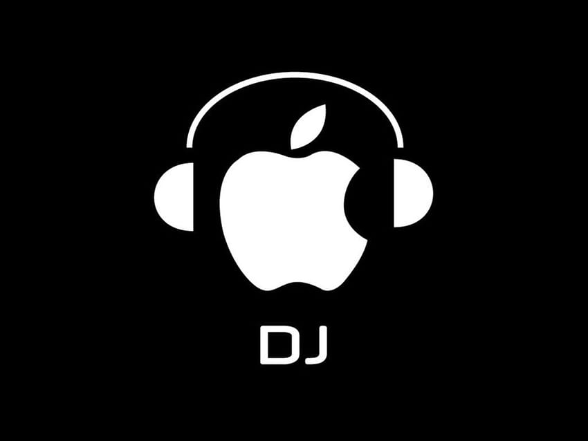 Dj de manzana Apple DJ - El DJ de Apple. Apple, DJ, música de Apple, DJ oscuro fondo de pantalla