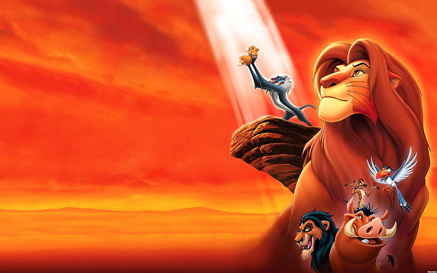 Simba Lion King, Pride Rock HD wallpaper