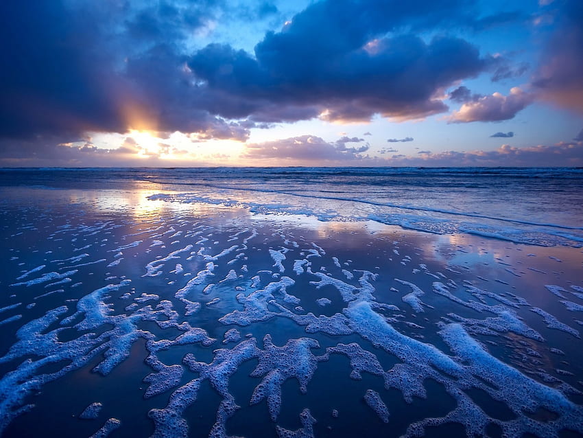 Paisaje, Agua, Cielo, Mar, Nubes, Playa fondo de pantalla