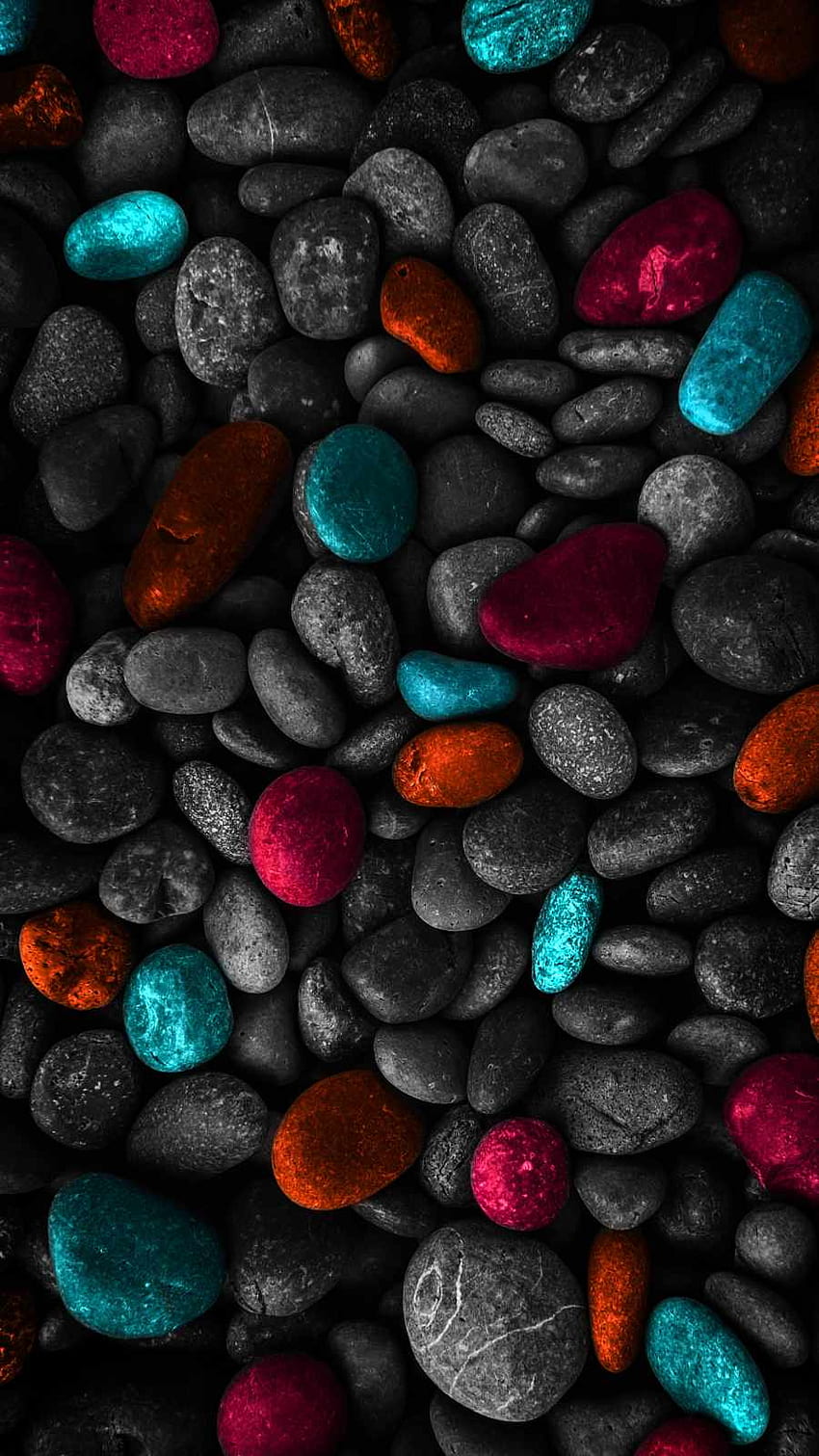 Piedras de guijarros de colores - IPhone : iPhone , Piedras de colores fondo de pantalla del teléfono