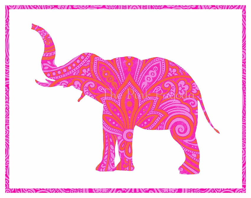 Pink Elephant - Indian Elephant Pink -, Cute Pink Elephant HD wallpaper