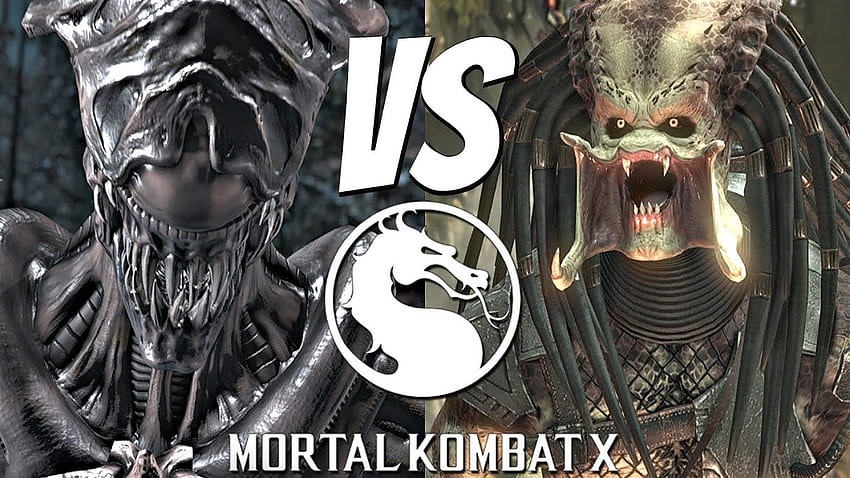 Mortal Kombat X - Uzaylıya Karşı. Yırtıcı Hayvan Maçları Oynanış Vahşilik Ölümcüllük [ 60fps] HD duvar kağıdı