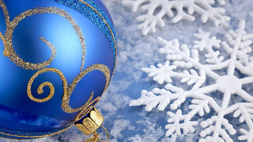 Blue Christmas Ornament , Blue Christmas Ornaments HD wallpaper | Pxfuel
