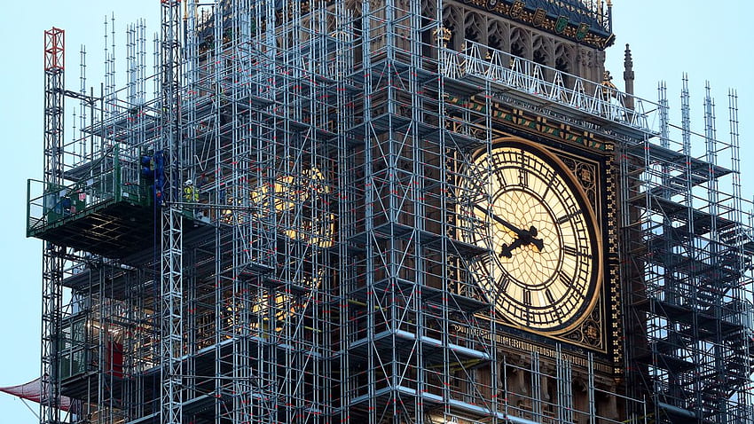 Why Big Ben is covered in scaffolding and when it's set to go back to normal, Big Ben Winter HD wallpaper