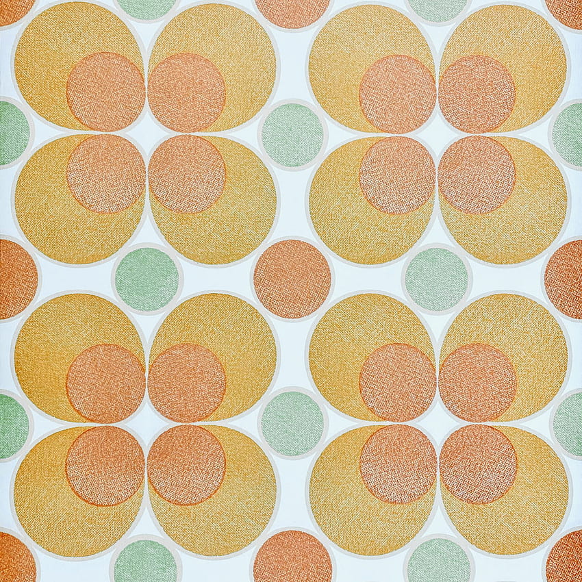 Vintage - Online Shop. Orange Circles Pattern , Retro Orange HD phone wallpaper