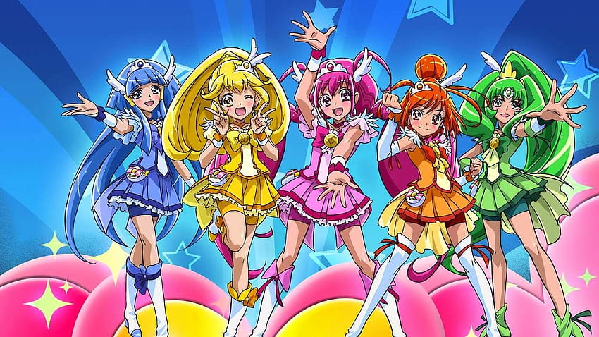 Glitter Force anime cute kawaii peace yellow HD phone wallpaper   Peakpx