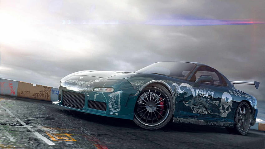 Need For Speed: ProStreet. Заден план. Need for speed prostreet, спортна кола, Mazda rx7 HD тапет