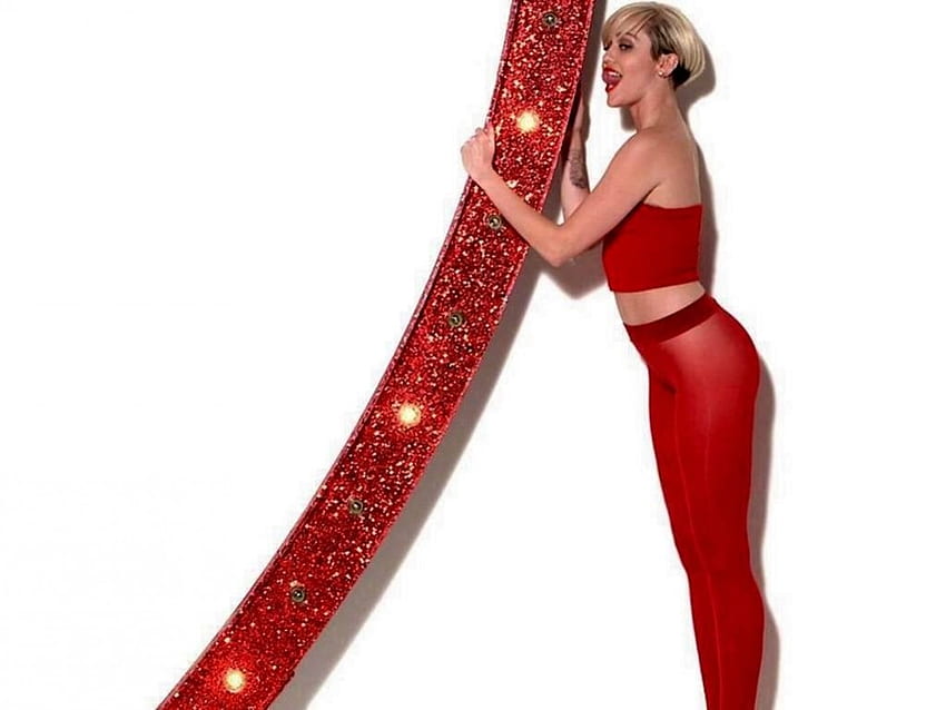Miley Cyrus, Cyrus, model, Miley, , 2016, şarkıcı, oyuncu, külotlu çorap, kırmızı, çorap HD duvar kağıdı