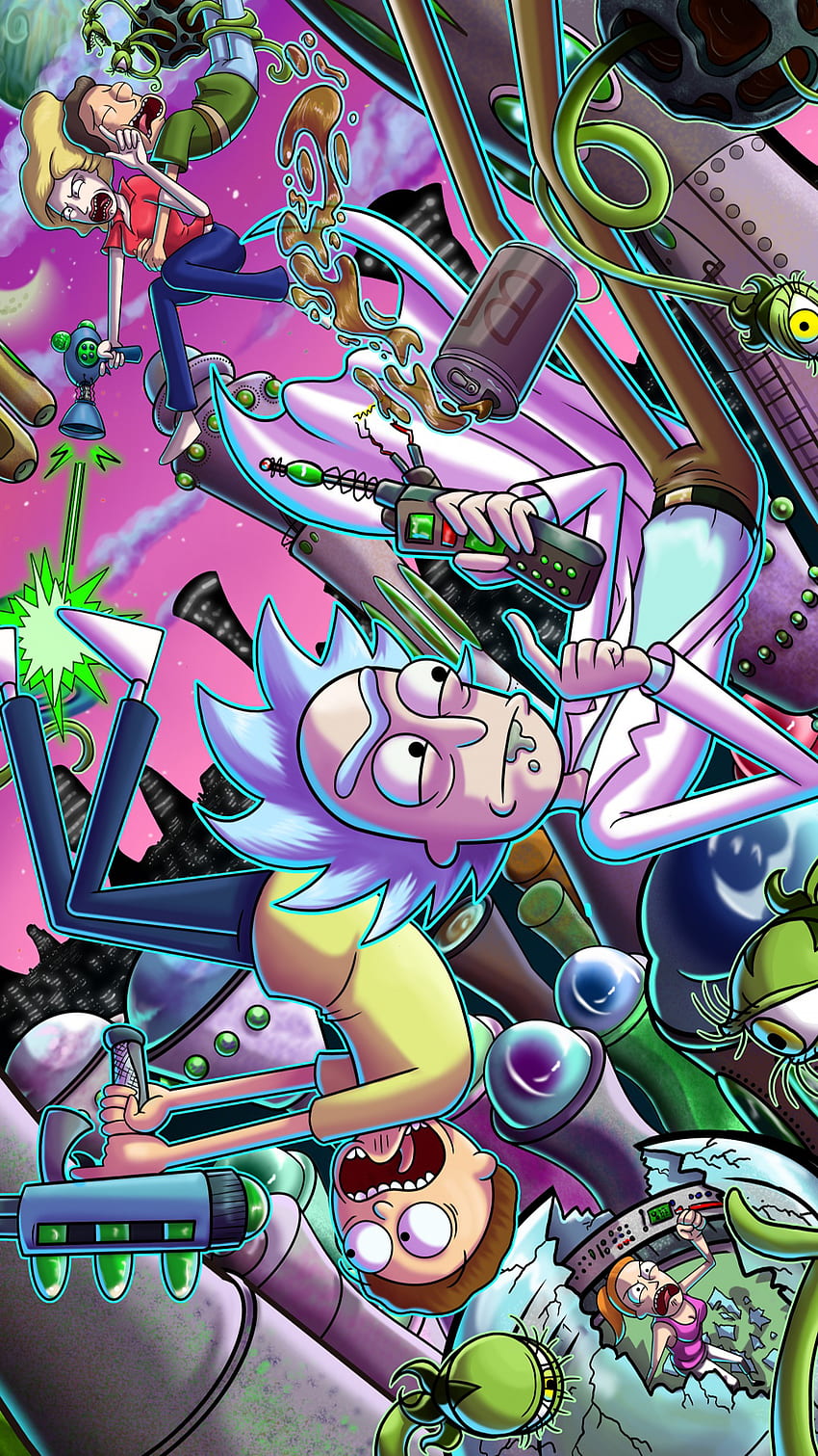 Rick And Morty Time Travel - Rick Y Morty Android - HD phone wallpaper |  Pxfuel