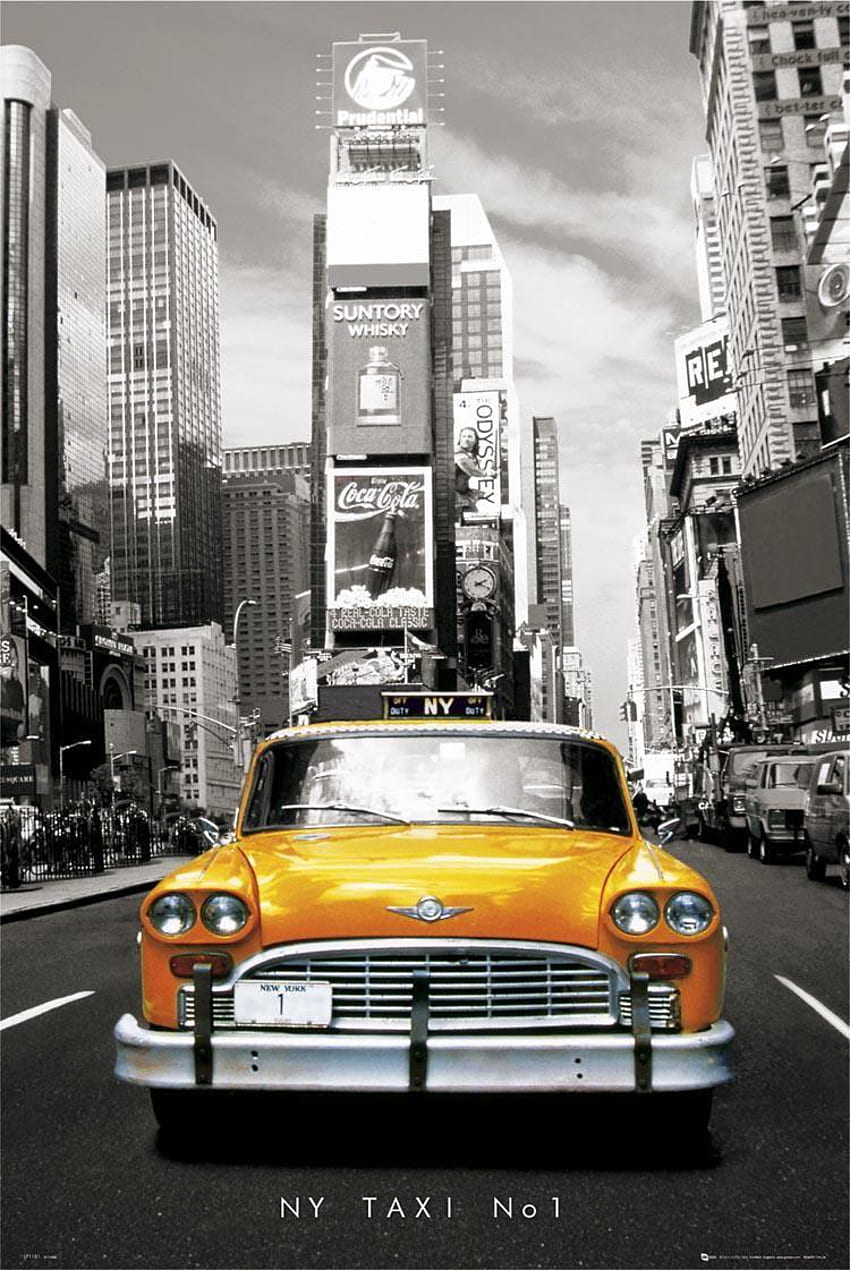 Taxi de Nueva York, taxi de Nueva York fondo de pantalla del teléfono