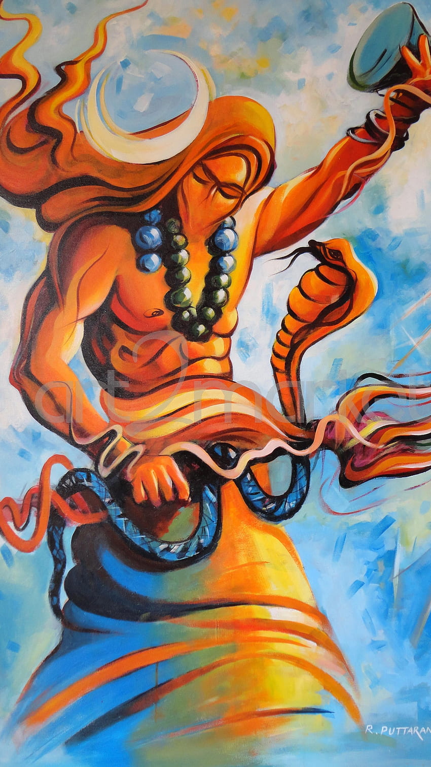 Lord Shiva Live, Colorful Painting HD phone wallpaper | Pxfuel