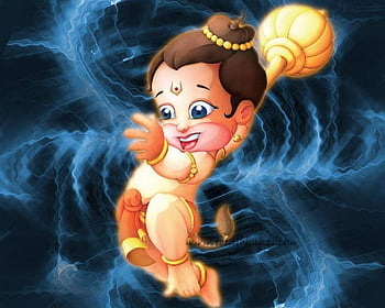 Hanuman Animated, Baby Hanuman HD wallpaper | Pxfuel