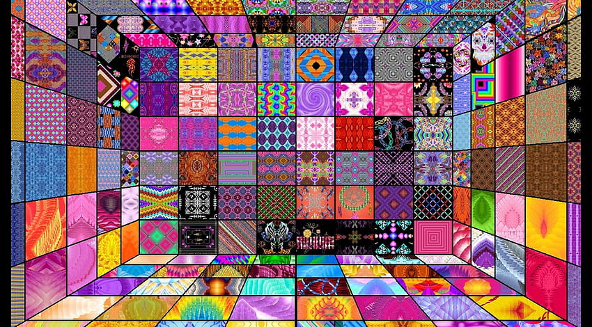 stained glass blocks, 22657, colors, lines, blocks HD wallpaper
