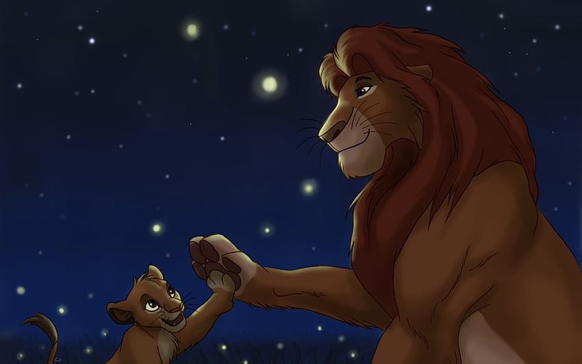 Simba Lion King - Simba And Mufasa - - teahub.io HD wallpaper