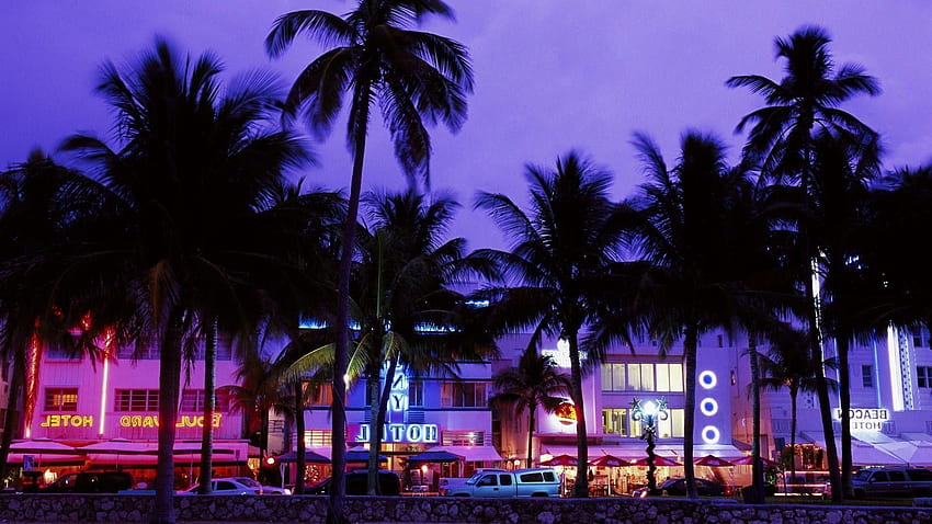 Grand Theft Auto: Vice City 8 - 1920 X 1080. Miami beach, South beach miami y Beach at night fondo de pantalla