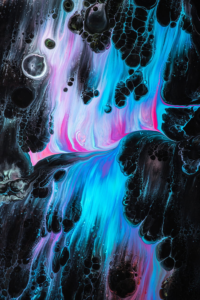 Padrão, manchas, arte multicolorida, abstração Papel de parede de celular HD