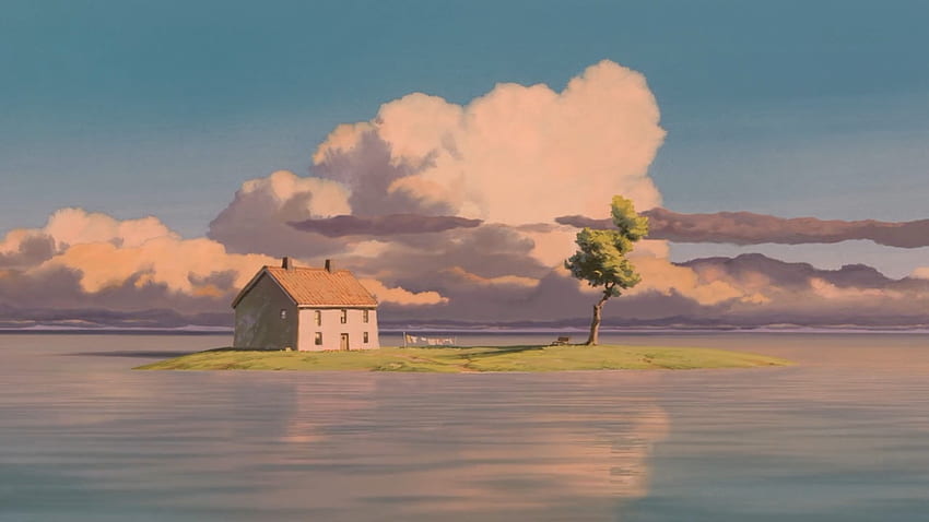 Studio Ghibli Aesthetic (Seite 1), Ghibli Aquarell HD-Hintergrundbild