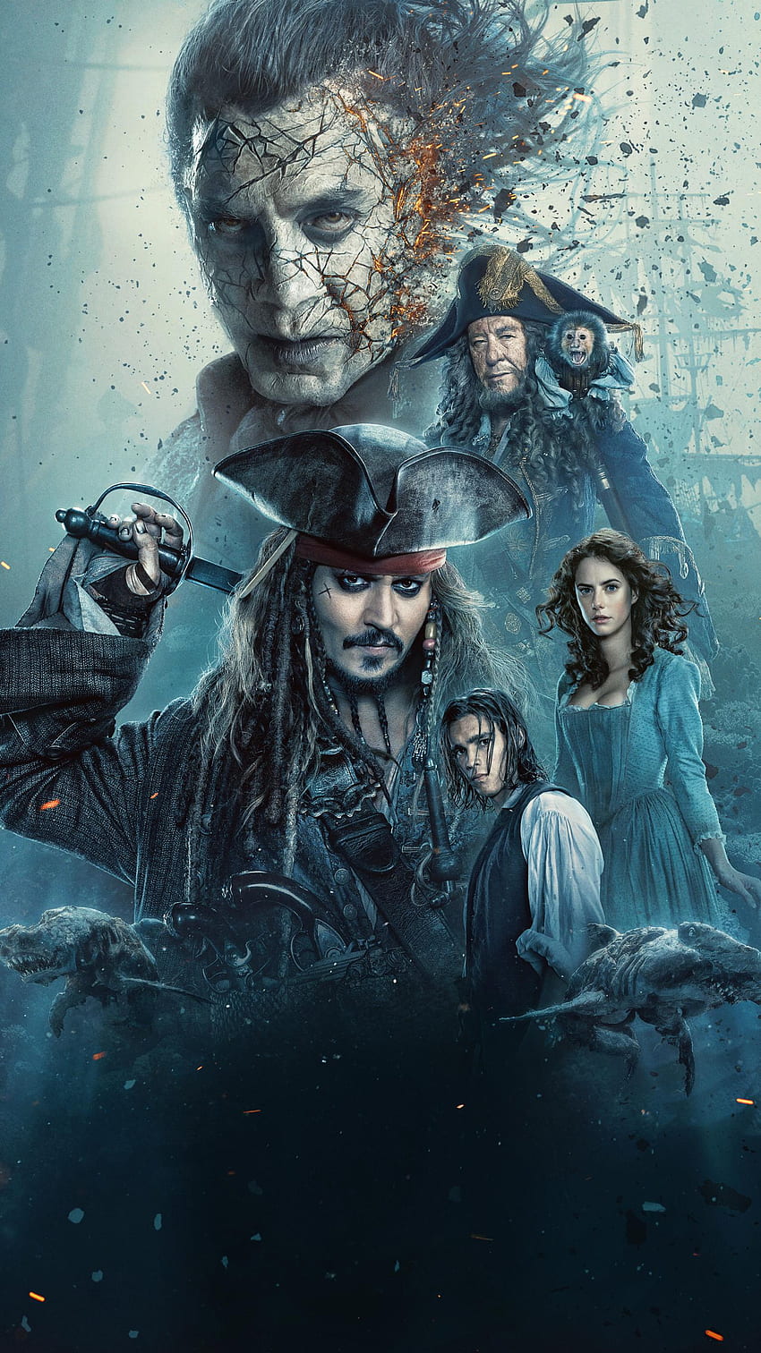 หนัง Pirates of the Caribbean: Dead Men Tell No Tales (2022) วอลล์เปเปอร์โทรศัพท์ HD