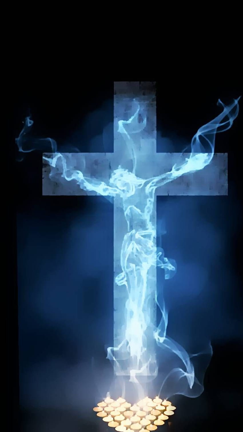 Dios, símbolo cristiano fondo de pantalla del teléfono