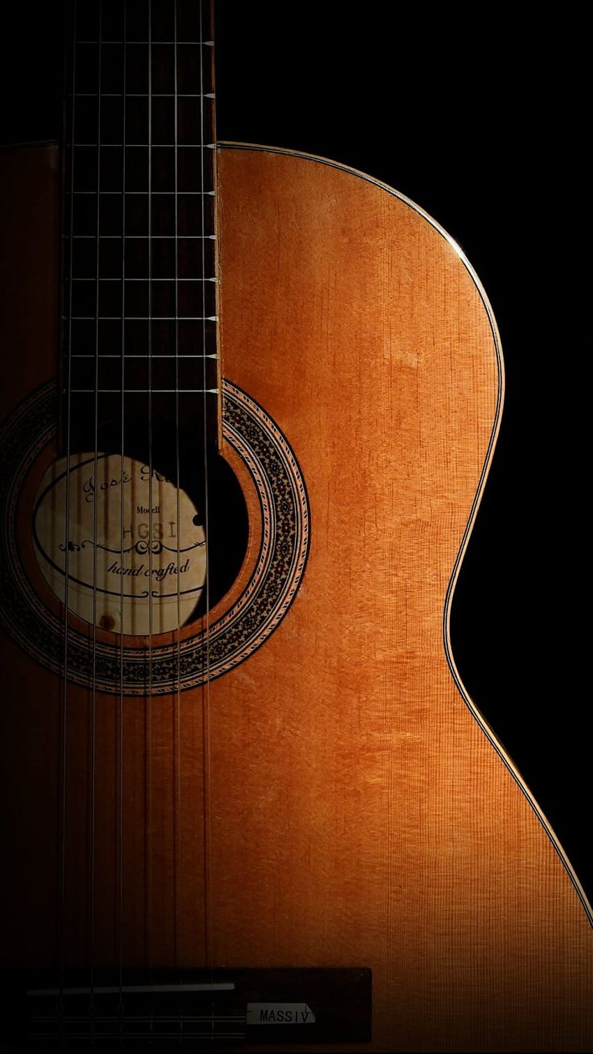 Gitara — iPhone, Android i tło. Gitara iphone, Grafika gitary akustycznej, Gitara, Piękna gitara akustyczna Tapeta na telefon HD