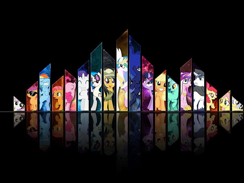 Is magic cutie mark crusaders mane 6, My Little Pony Dual Screen HD wallpaper