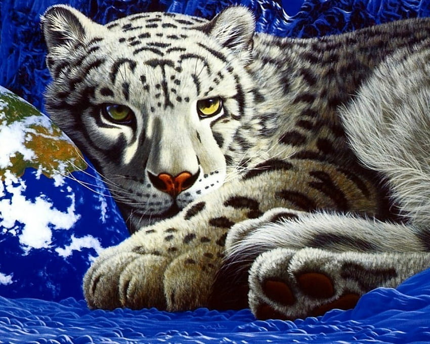 Leopardo, gatto, selvaggio, animali Sfondo HD