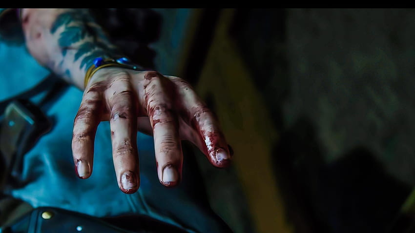The Last Of Us 2 Ellie Blood Hand HD wallpaper