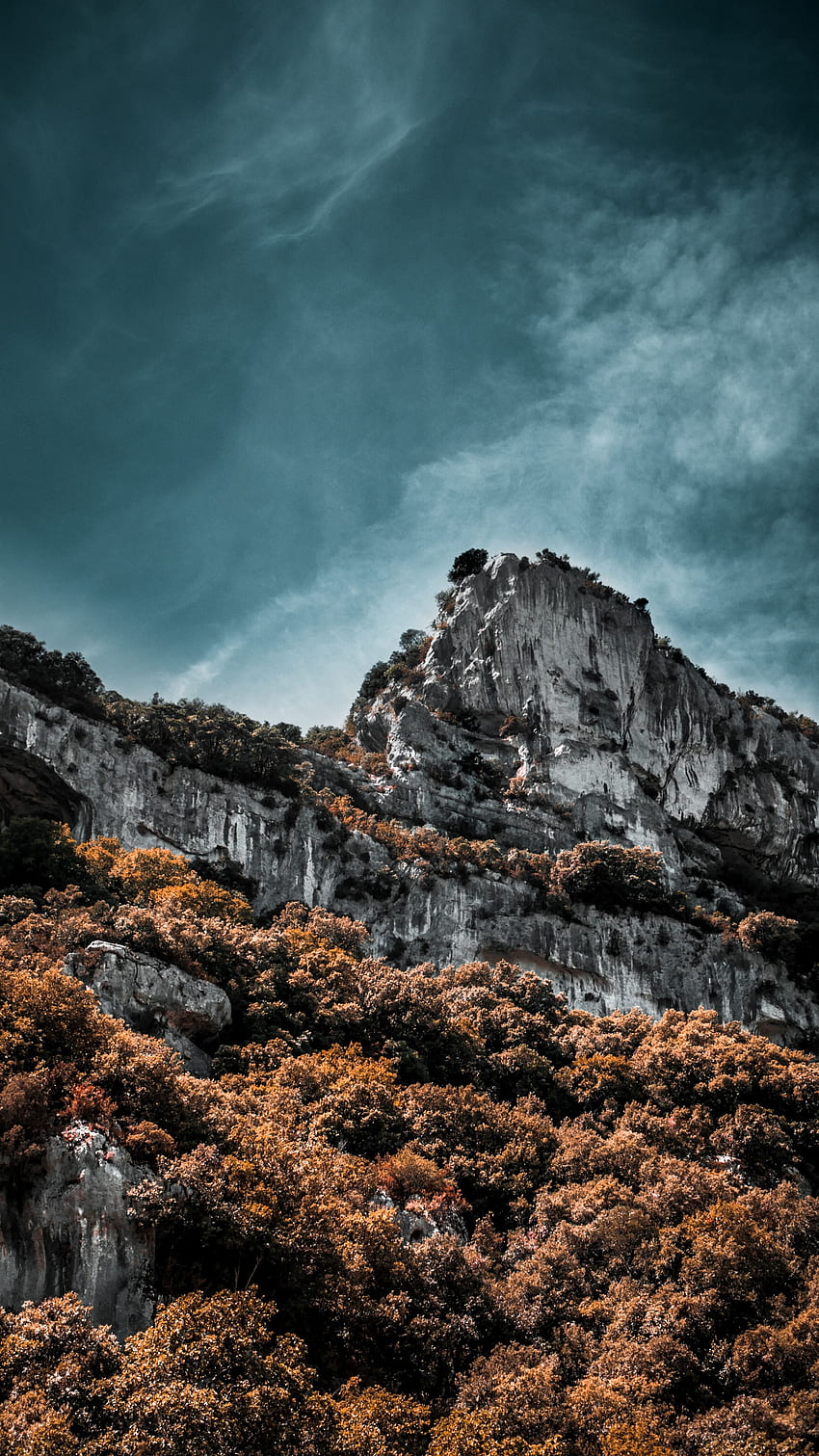 Alam, Langit, Pegunungan, Batuan, Puncak, Puncak wallpaper ponsel HD