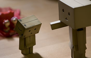 Robot, danbo, Danboard, box, toy, punishment for , section настроения, Cardboard  Robot HD wallpaper | Pxfuel