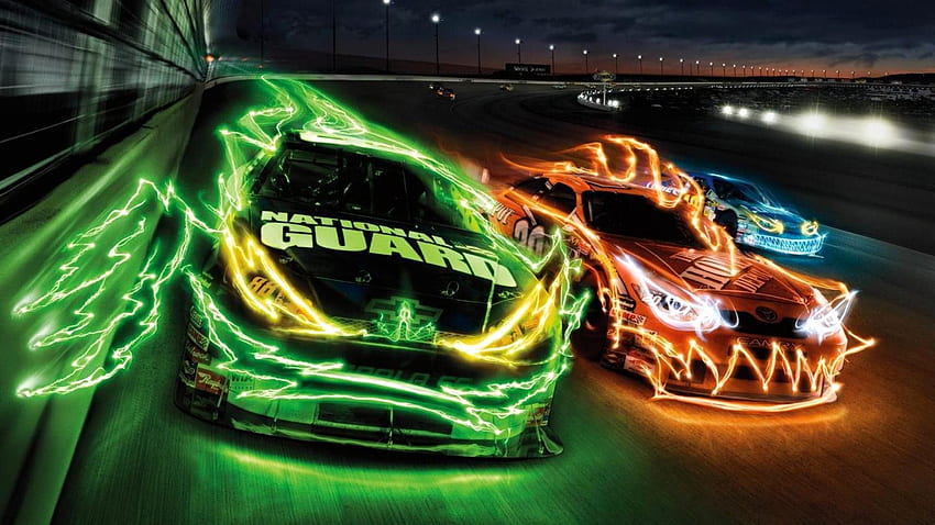 Street Racing Cars 車グループ 72 の素晴らしい 3D 高画質の壁紙