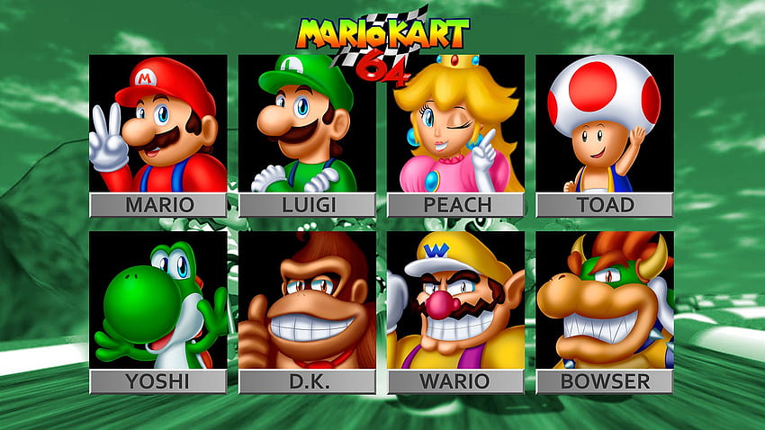 Mario Kart 64 HD wallpaper