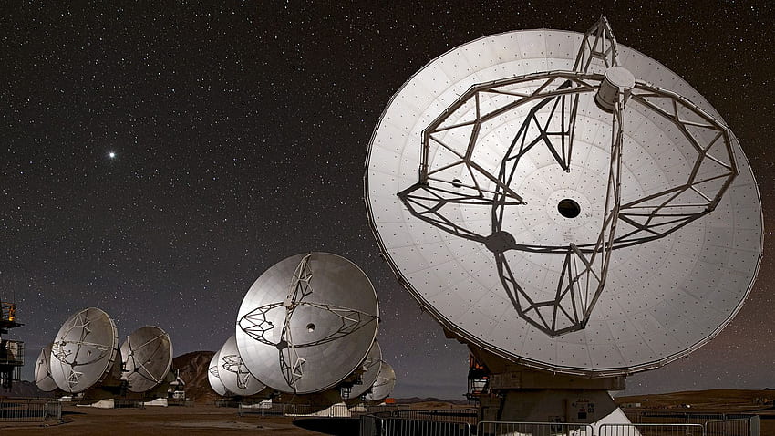 กล้องโทรทรรศน์ เครื่องมือ อวกาศ ท้องฟ้า กลางคืน จานดาวเทียม นาซ่า วอลล์เปเปอร์ HD