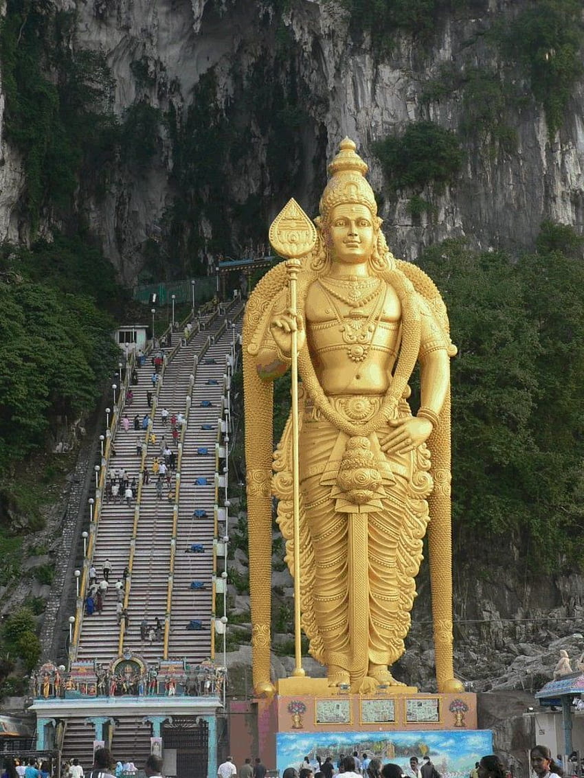Malaysia 'Murugan' Statue. God , Indian gods HD phone wallpaper