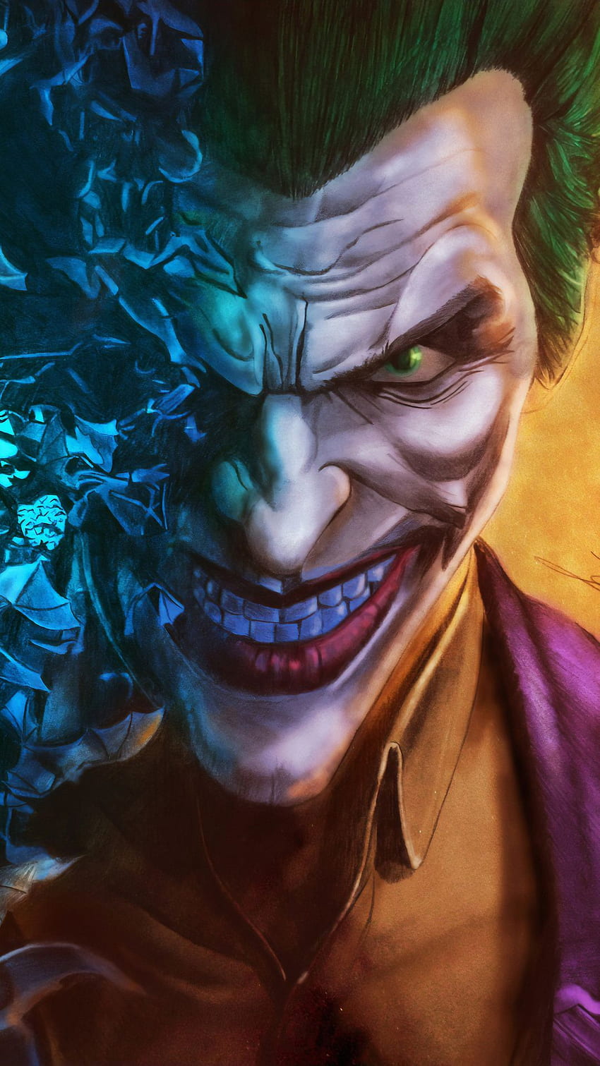Joker-iPhone. Joker, Joker iphone, Batman-Joker, Joker Half Face HD-Handy-Hintergrundbild