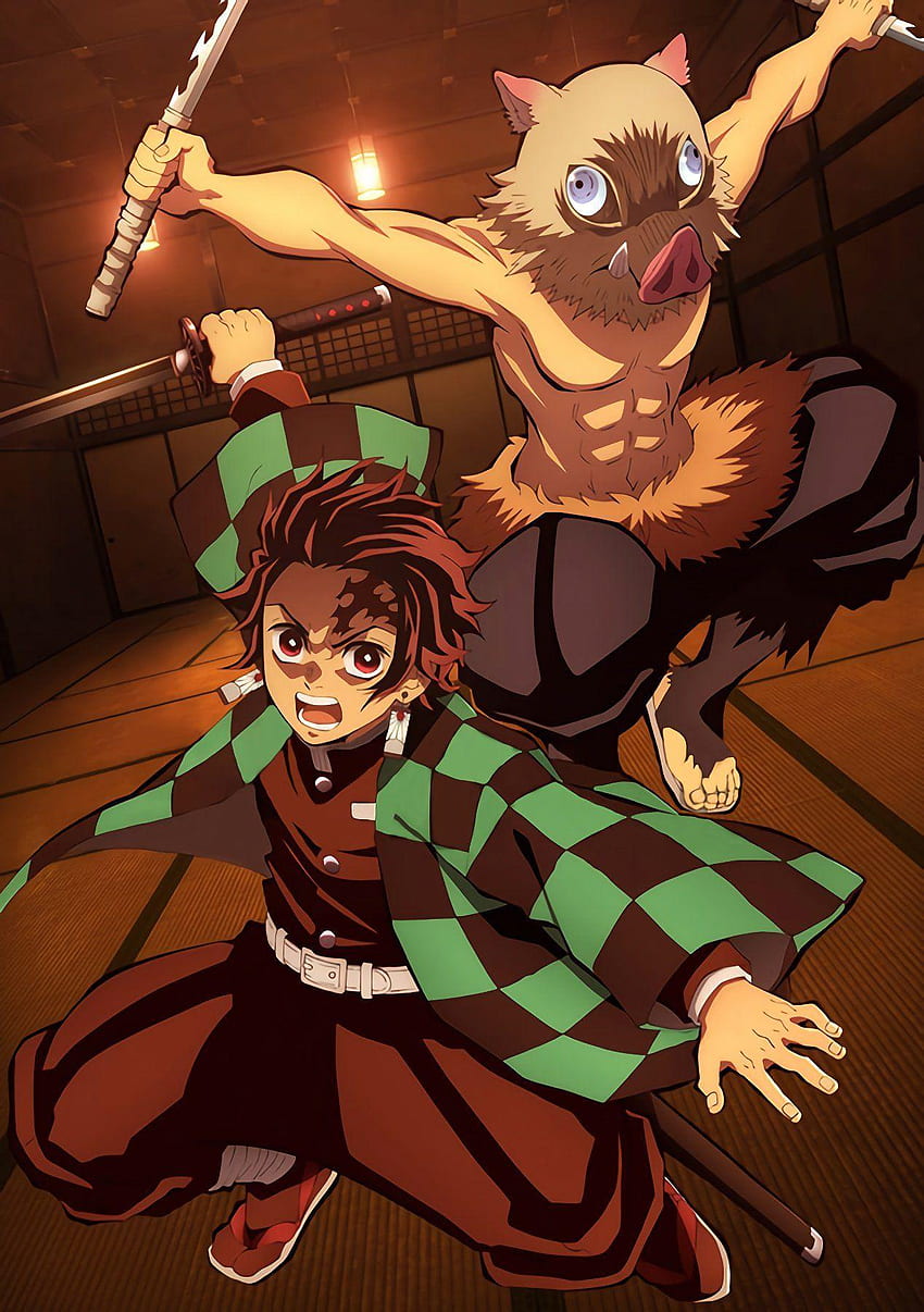 Inosuke Hashibira Demon Slayer Sfondo del telefono HD